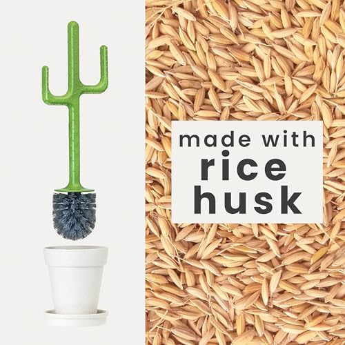 Vigar Cactus Toilet Brush Set with Holder 1