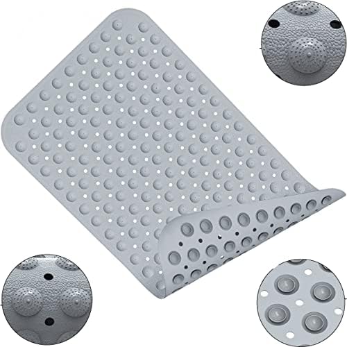 Non-Slip Bath Mat with Suction Cups for Shower Stall