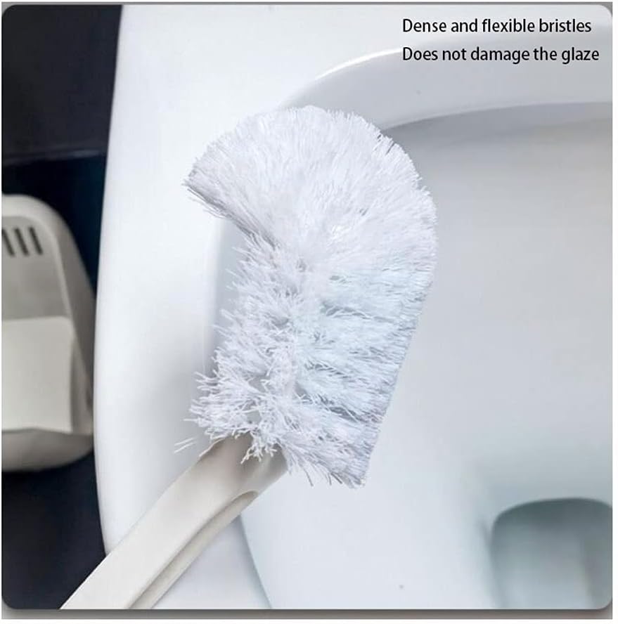 YYDS Toilet Brush with Holder and Base for Easy Cleaning