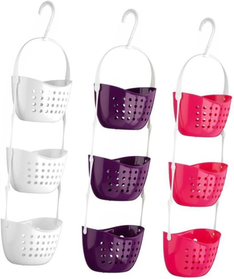 Garneck 3-Tier Shower Caddy Hanging Basket