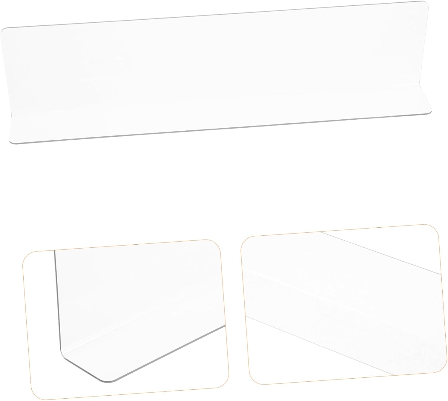 Alipis Bathtub Corner Water Barrier for Showers and Baths