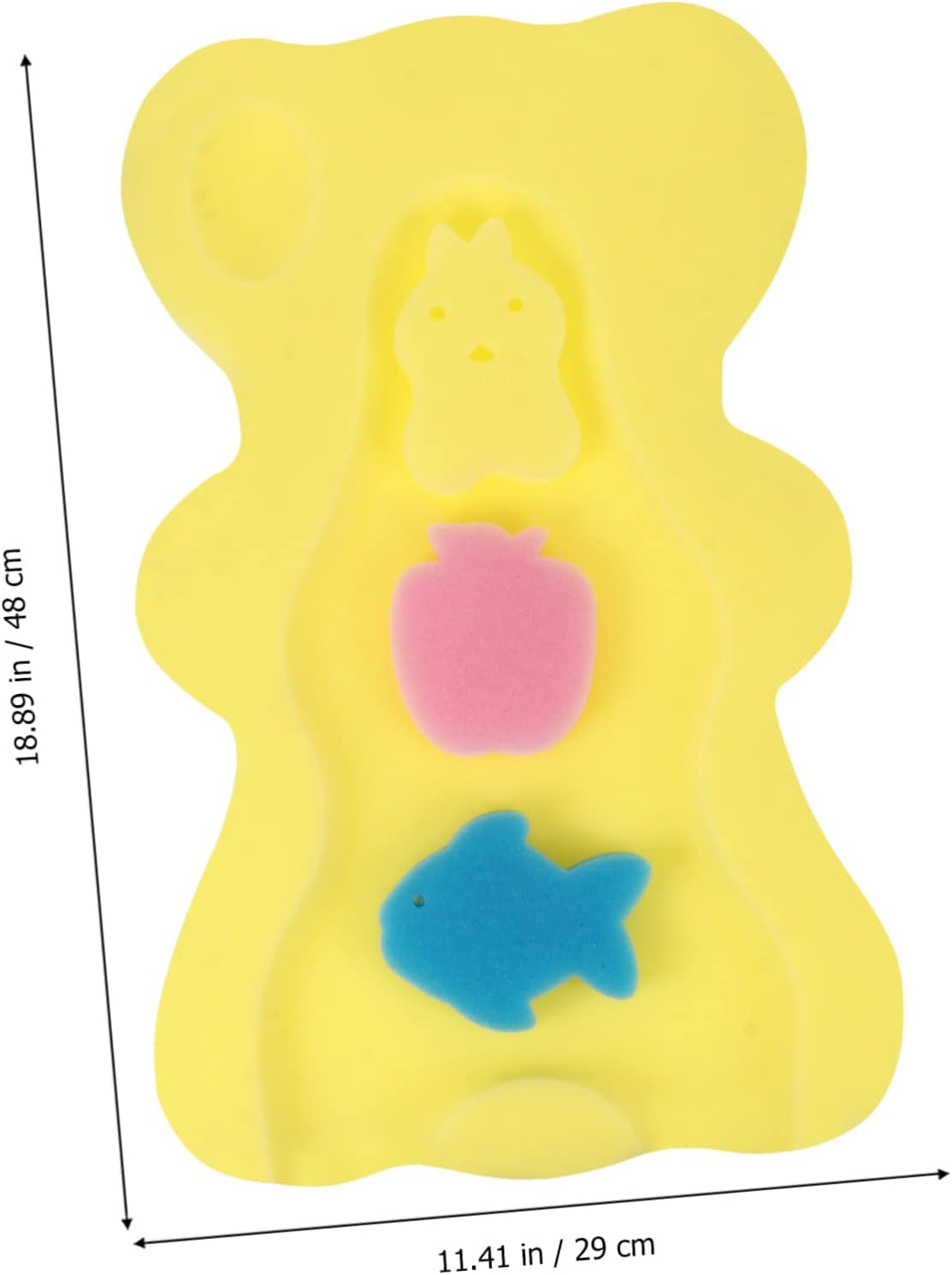 Non-Slip Bath Mat Sponge Cushion for Newborns