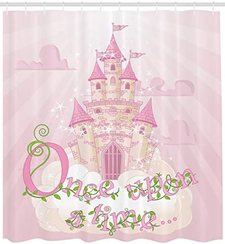 Ambesonne Once Upon a Time Shower Curtain Set