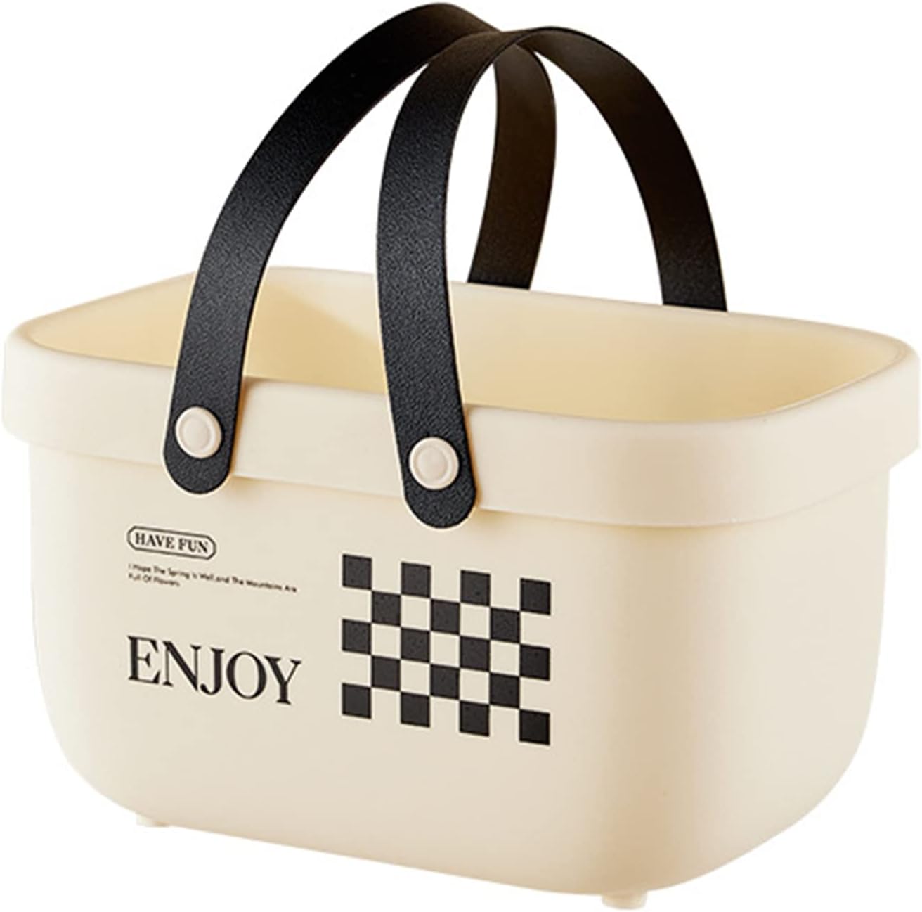 ASYWISH Home Shower Organizer Tote Basket with Handle