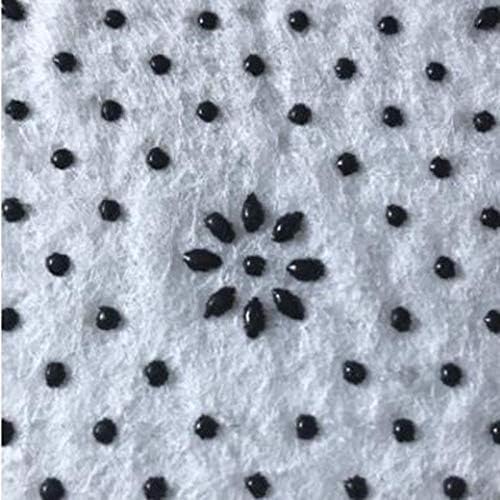 Uphome Bath Mat Leopard Stripe Black White Flannel Non-Slip