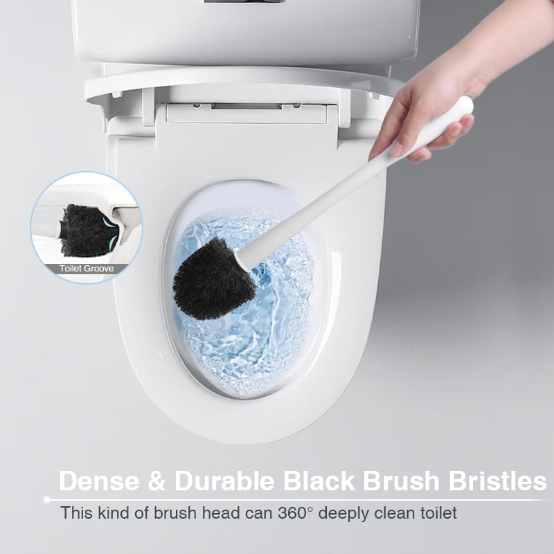 Innovatronic Toilet Plunger and Bowl Brush Set - White