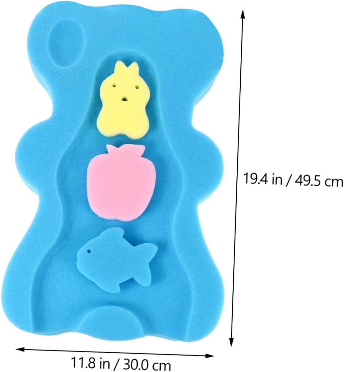 DECHOUS Non-Slip Bath Mat for Newborns and Babies
