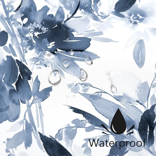 Extra Long Shower Curtain 72 x 96 Inch with Hooks