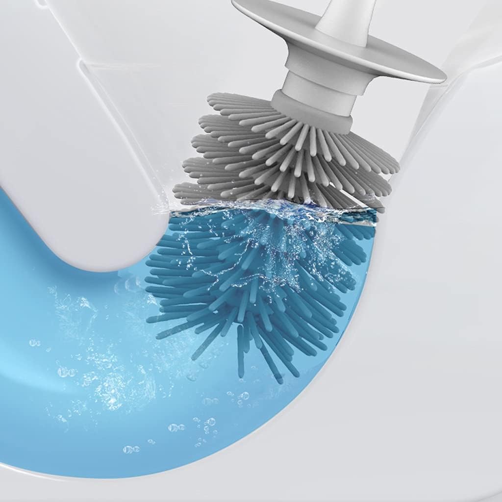 Stylish Toilet Brush with Holder for Easy Cleaning
