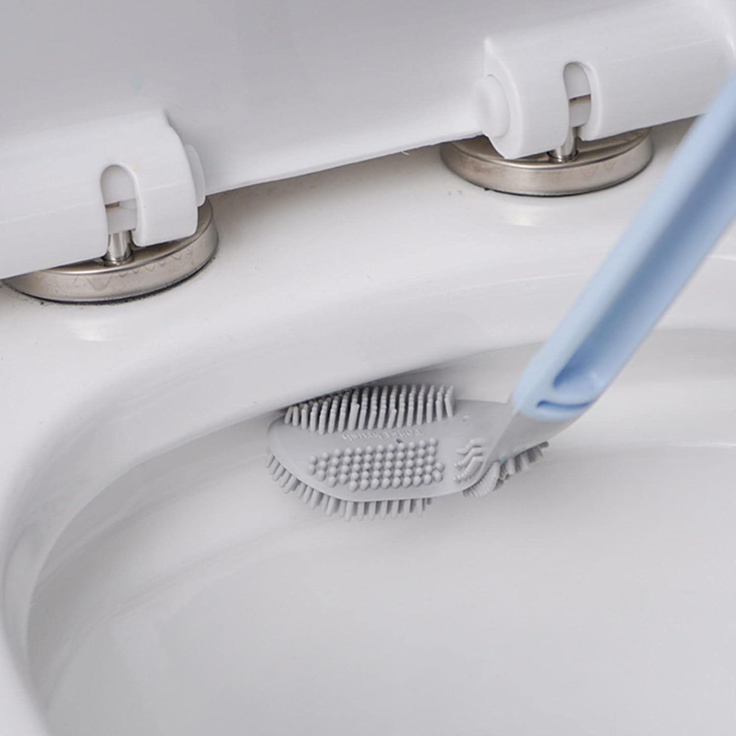 MBETA Long Handle Toilet Brush with Soft Rubber Head