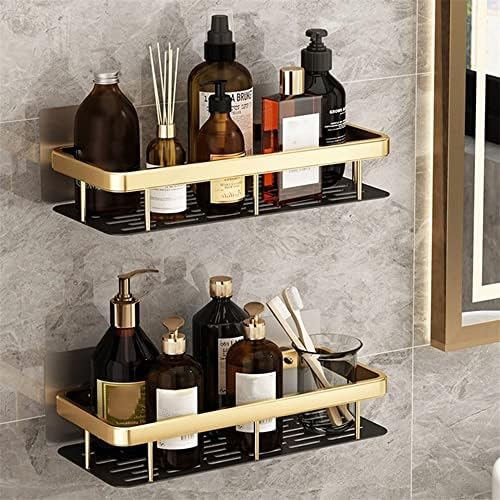 ANNBKA Shower Caddy 30cm No-Drill Corner Shelf Organizer