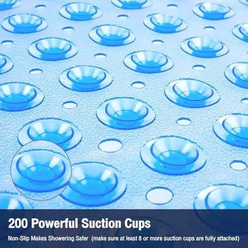 Naoloture Extra Long Non Slip Bath Mat