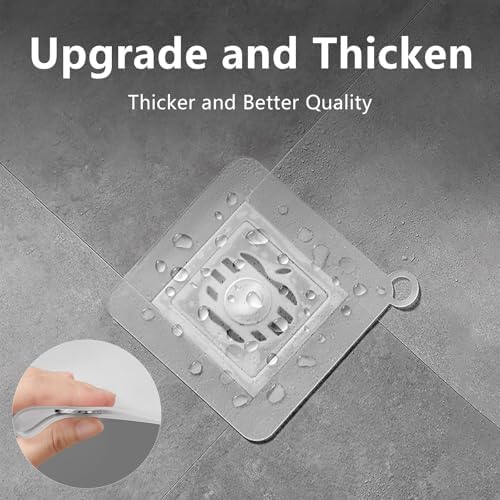Silicone Tub Stopper Floor Drain Cover 3 Pack