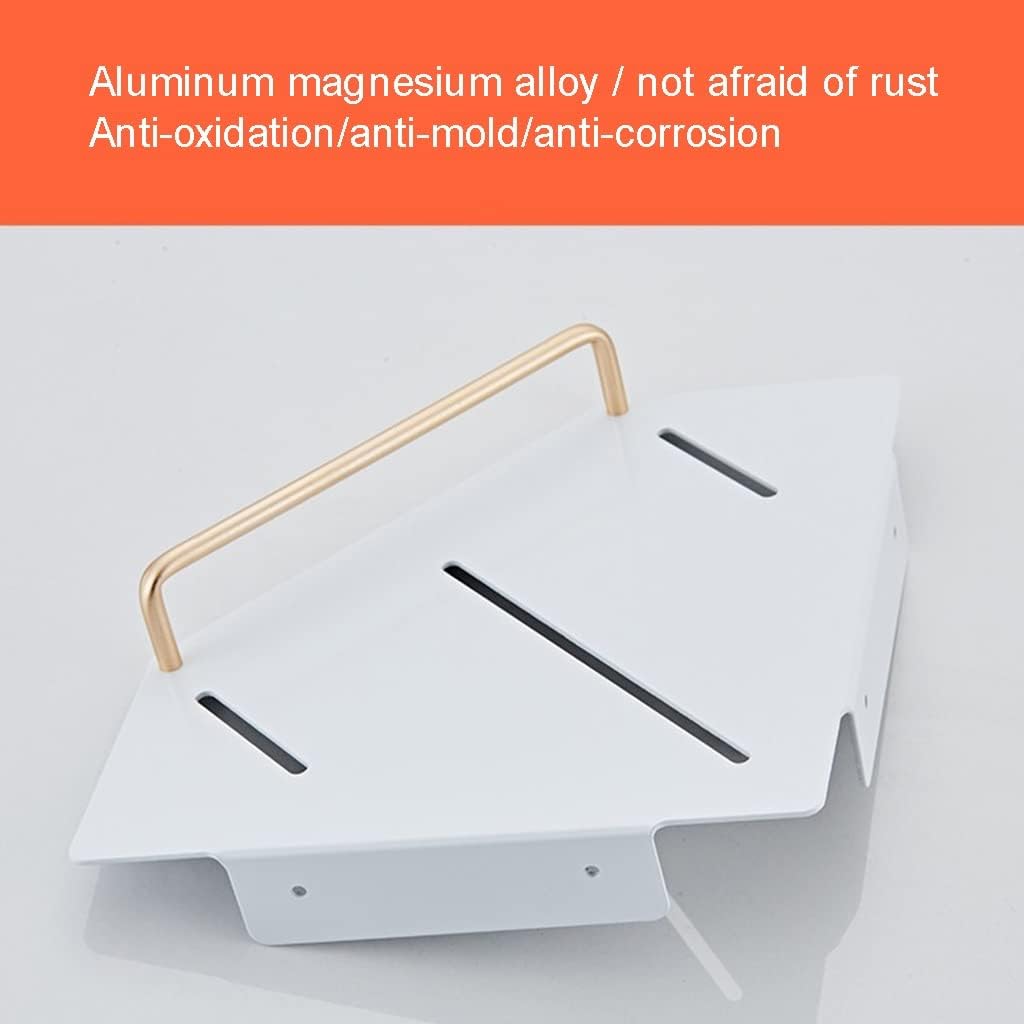 Shower Shelf Racks Aluminum Triangle Basket Organizer