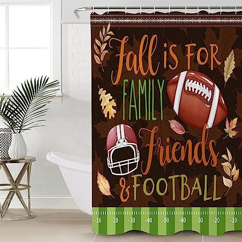 ZOE GARDEN Fall Thanksgiving Bathroom Set 36x72 Inches