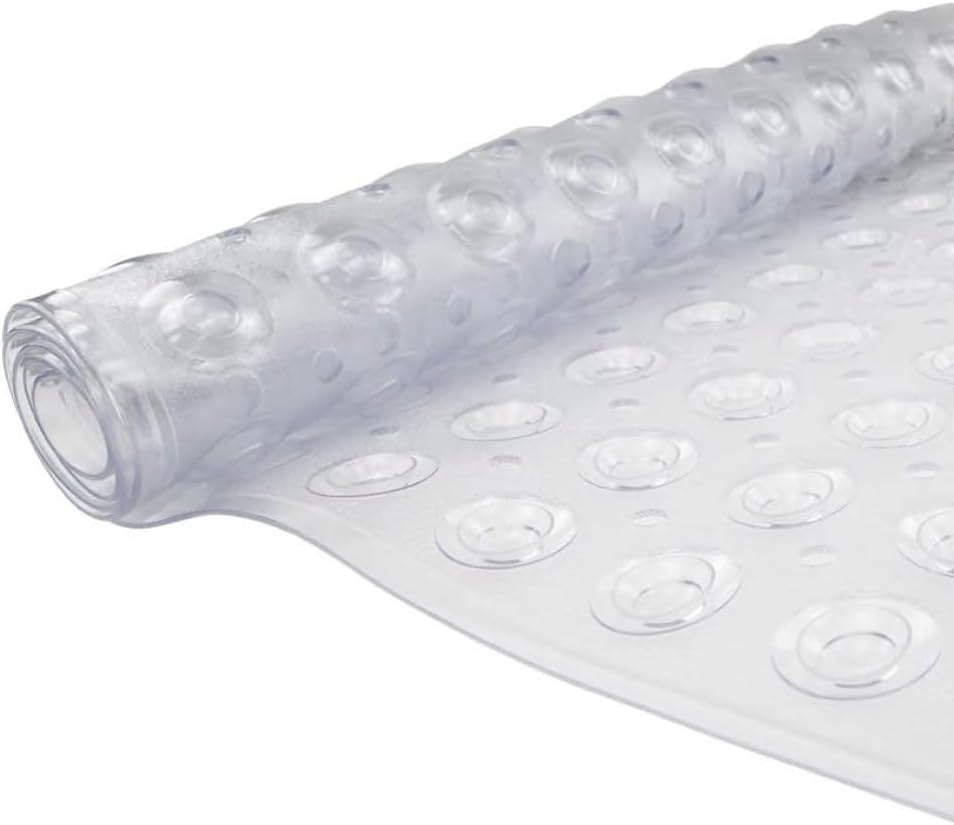 VOCIC Bath and Shower Safety Mat 39x16 Non Slip with Suction Cups