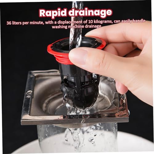 2PCS Floor Drain Backflow Preventer with Anti-odor and Antiblocking Function