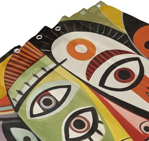DAOWANGZUO Laughing Boy Shower Curtain Set