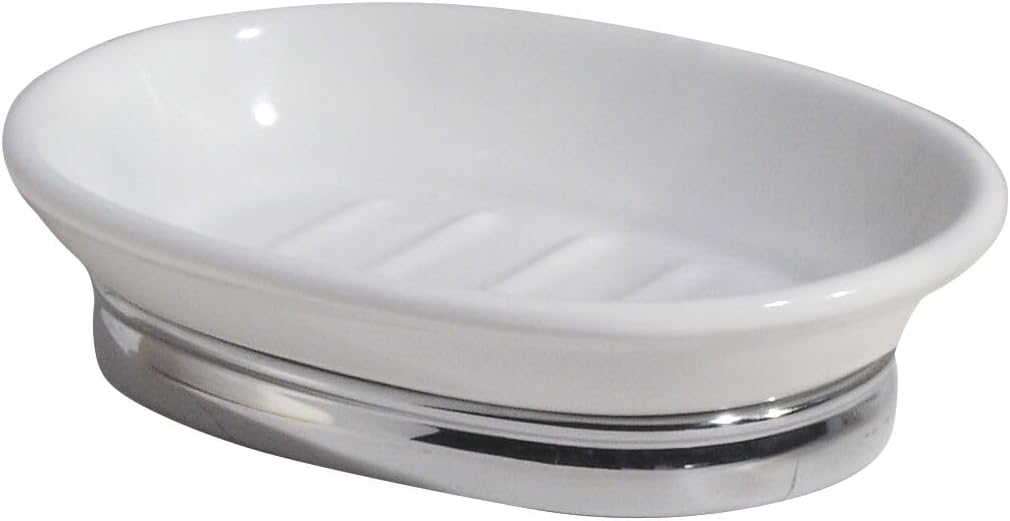 iDesign York Soap Dish White