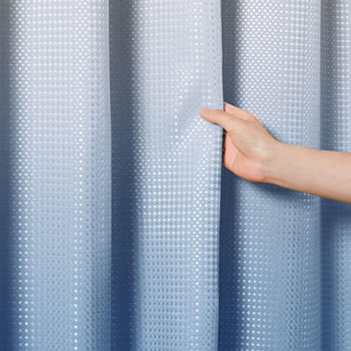 Naturoom Blue Ombre Shower Curtain Set 72x84 Inches 1