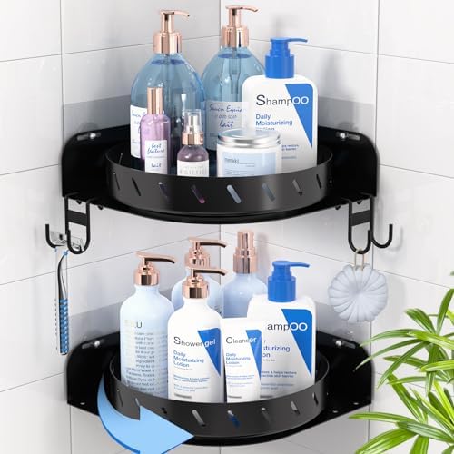 Buways 360 Rotating Corner Shower Caddy 2Pack