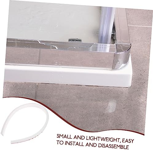 Veemoon Shower Water Stopper Seal Strip for Bathtub Threshold Balcony Robotic Vacuum