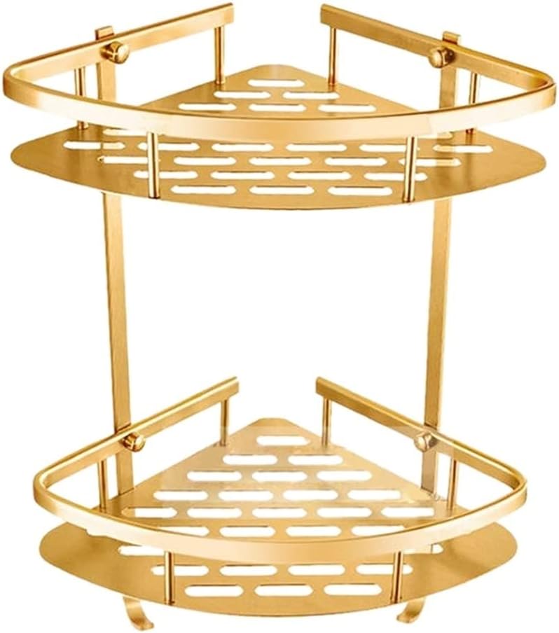ANNBKA Gold Shower Caddy Wall Mounted Organizer