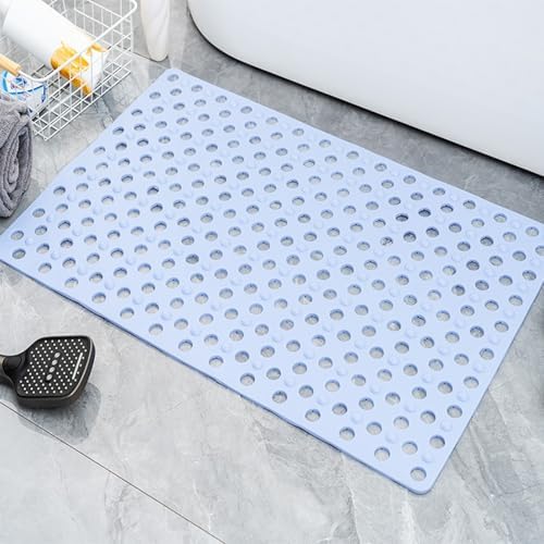 Non-Slip Bath Mat with Suction Cups 27x14 Inch