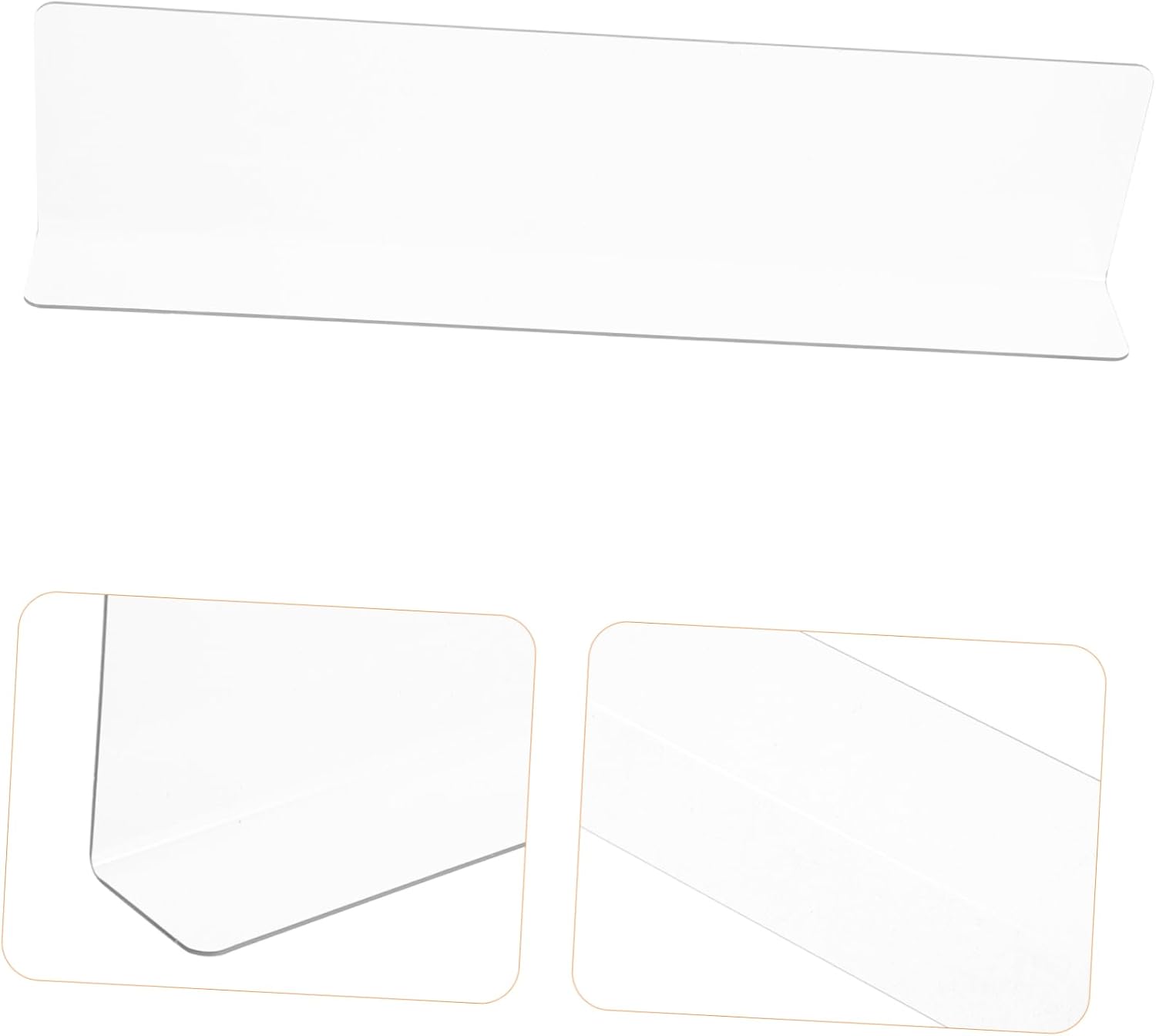 HEALEEP Tub PVC Splash Barrier for Bathtub Corner