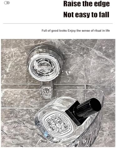 Raidley No Drill Clear Wall Caddy - Gray