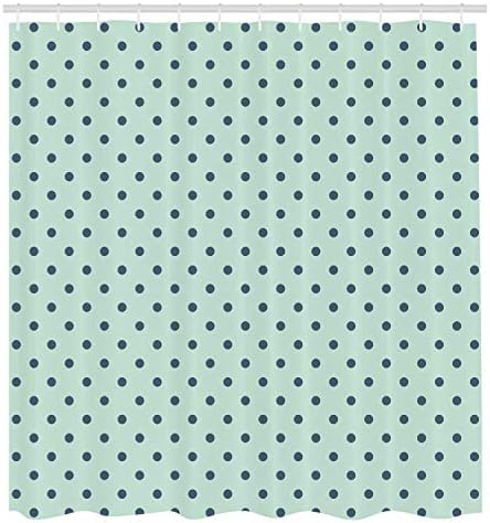 Ambesonne Abstract Vintage Polka Dots Shower Curtain