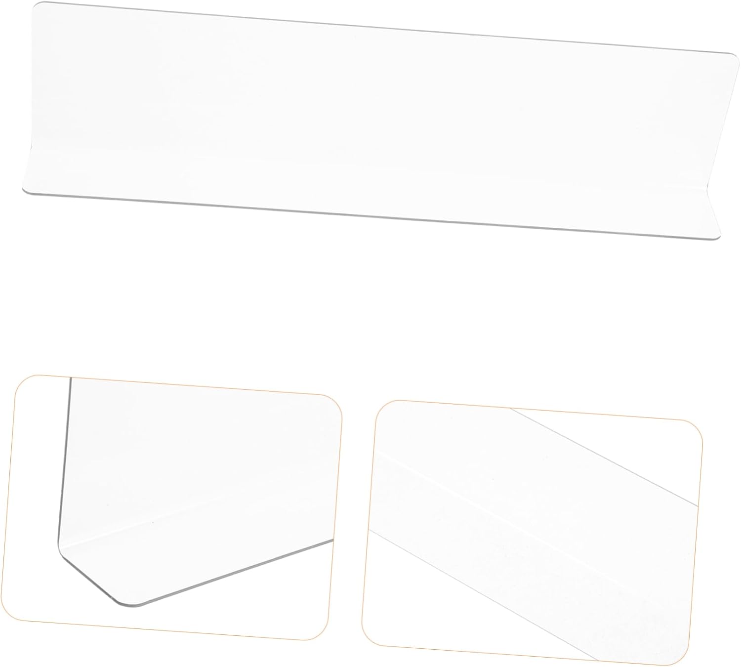 UKCOCO Shower Water Guard PVC Barrier for Tub and Bathroom Floors