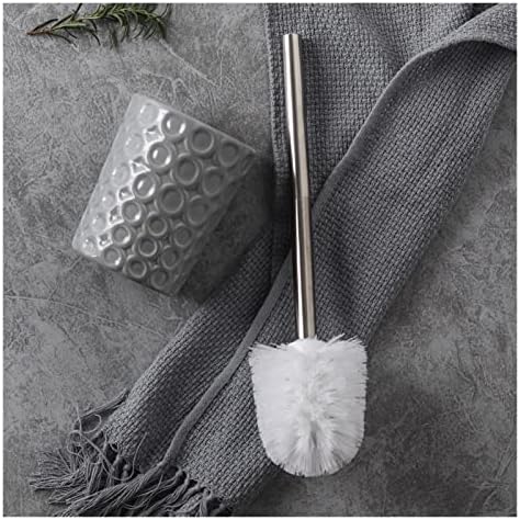 INPETS Toilet Brush Holder Set with Ceramic and Stainless Steel