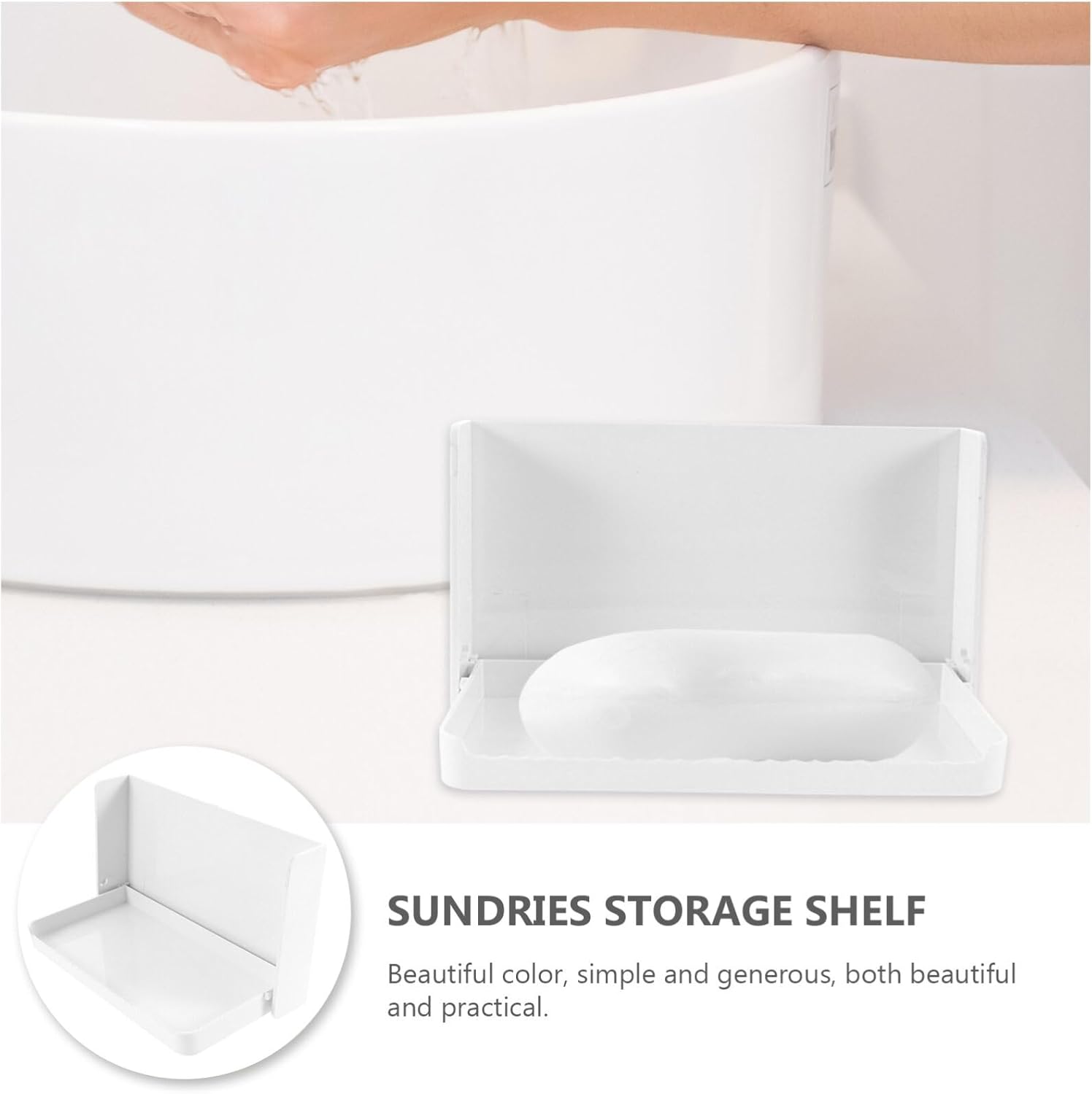MARURY Foldable Gumball Lottery Shelf for Bathroom Kitchen