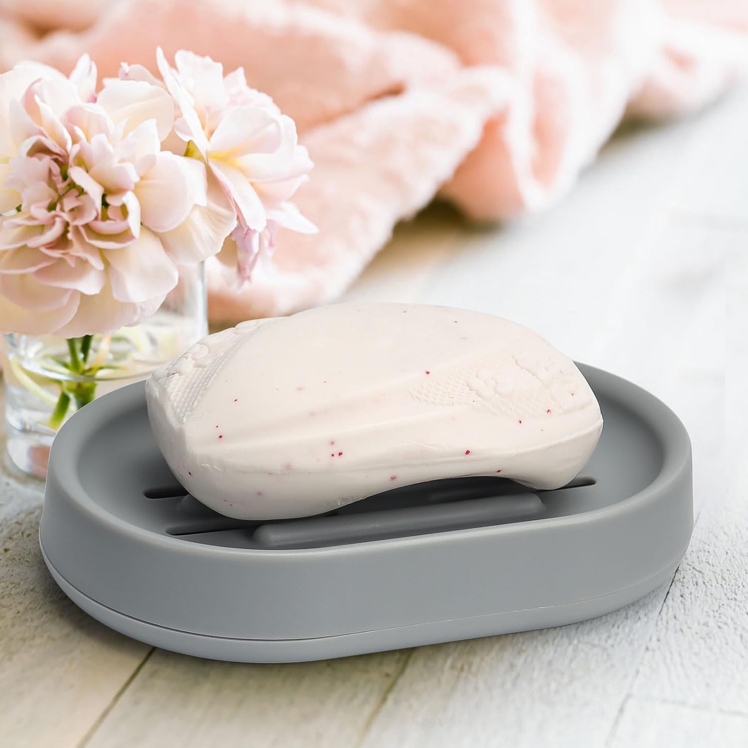 Topsky 2 Pack Soap Dishes with Drip Tray 1