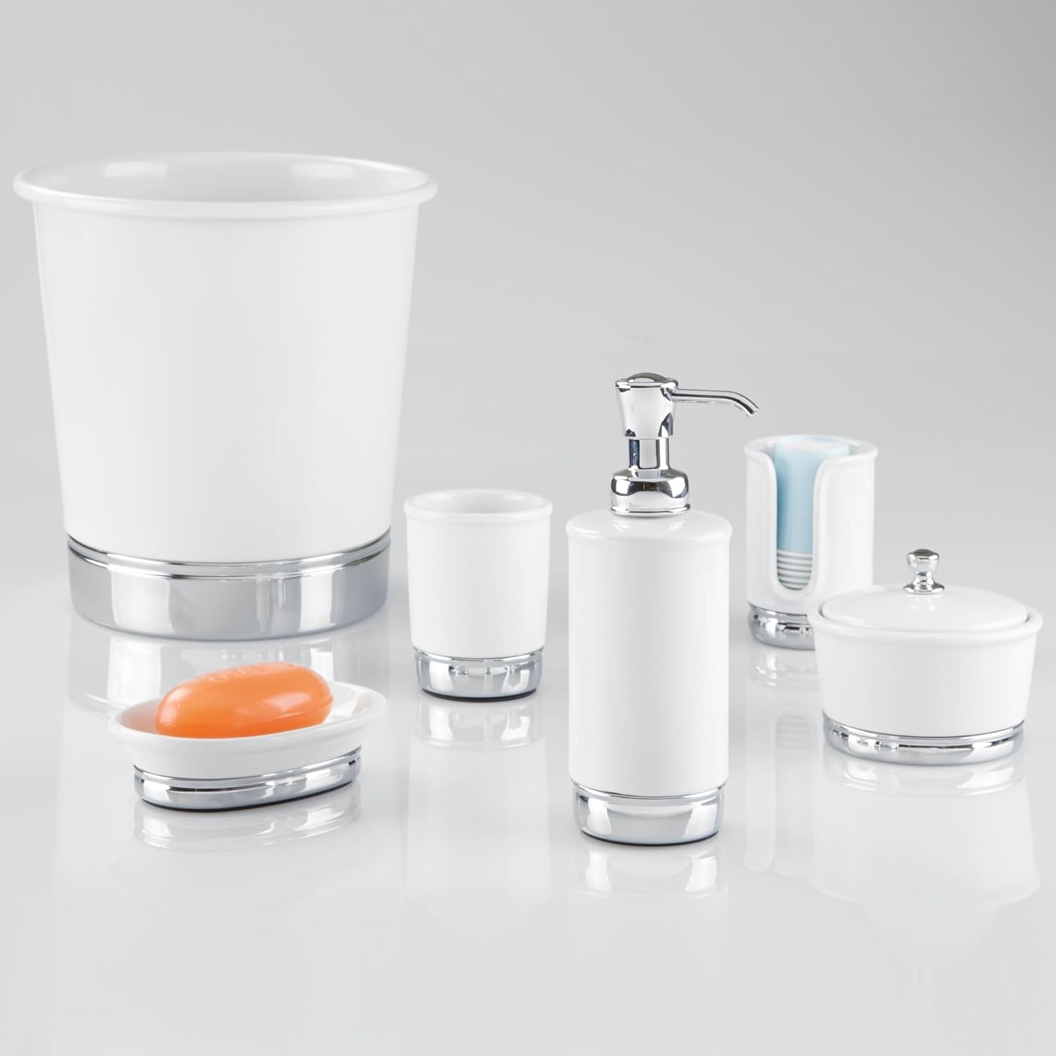 iDesign York Soap Dish White
