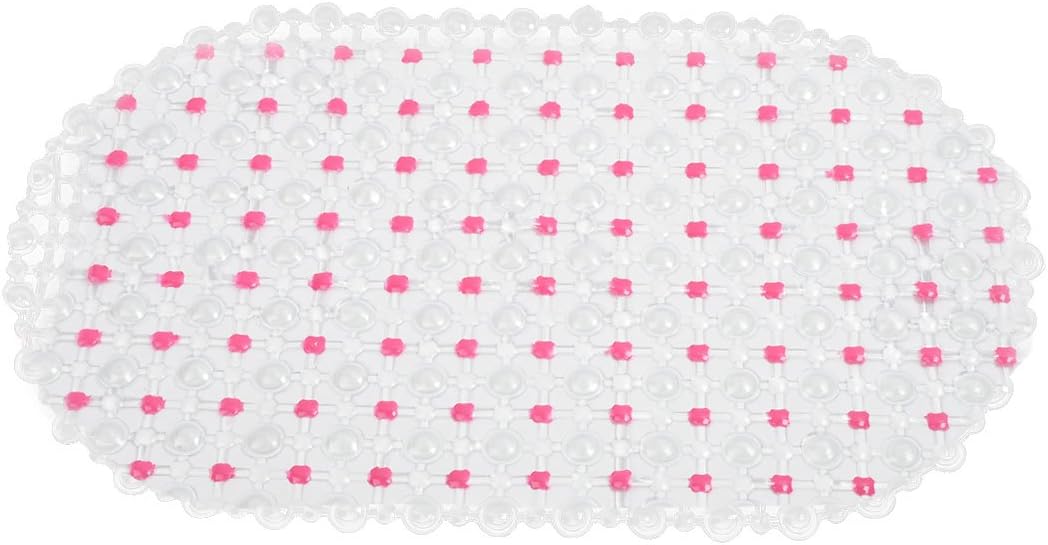 Soft Rubber Bathtub Shower Mat Pad 67x37cm
