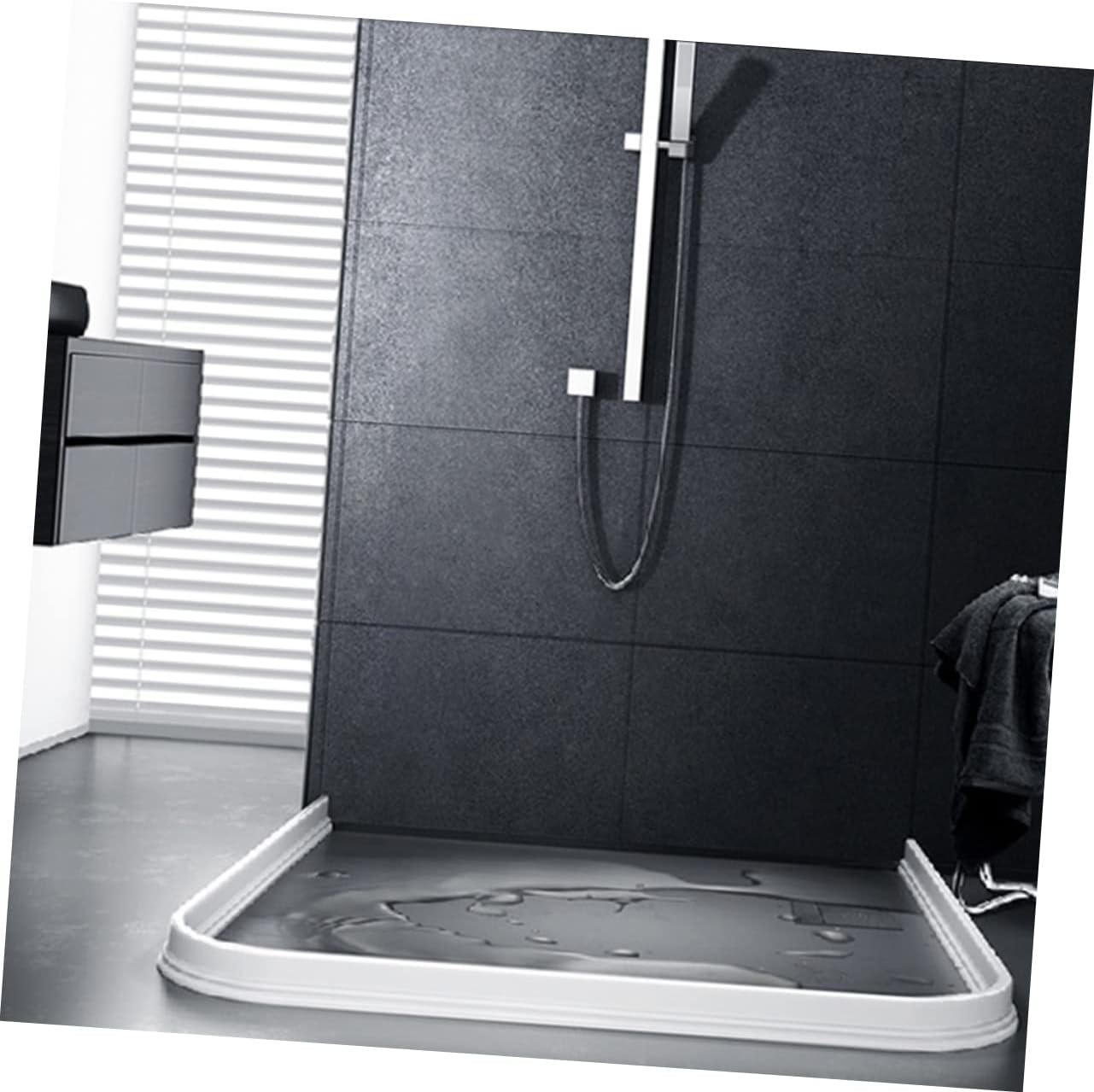 STOBOK Bendable Water Baffle Strip for Bathroom Wet Dry Separation