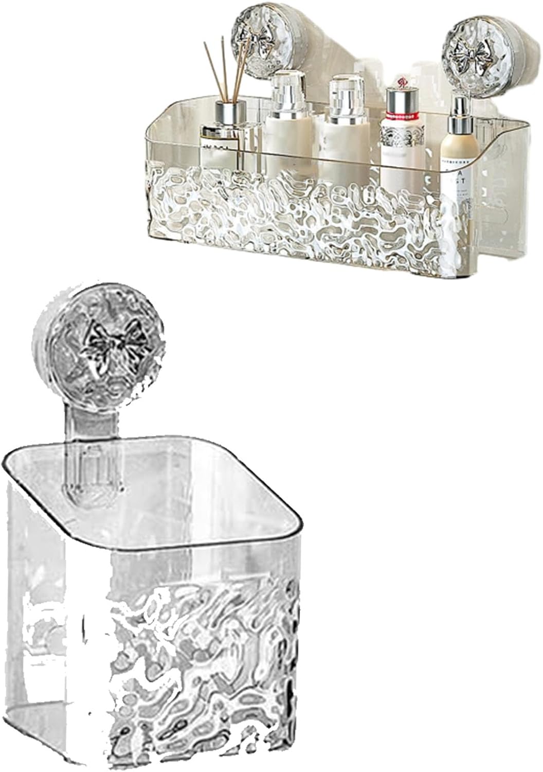 Light Luxury Style Suction Cup Shower Caddy