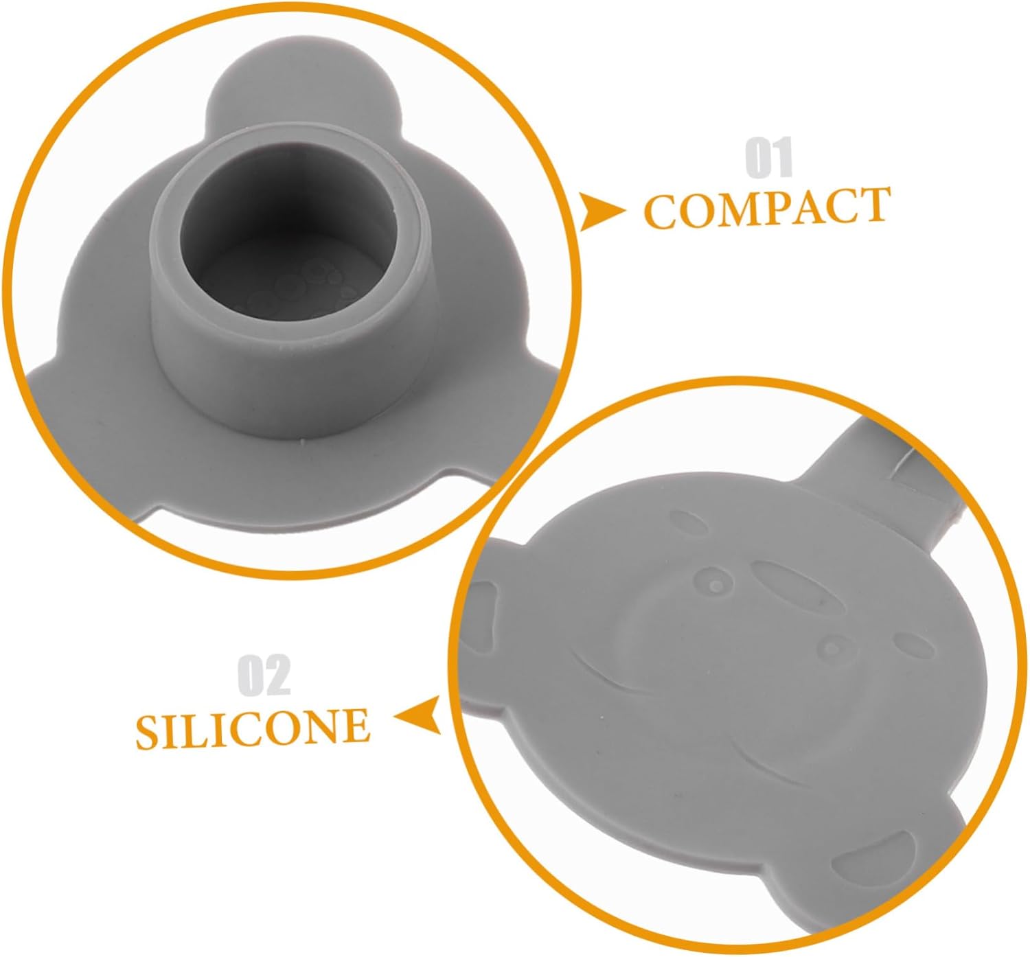 DIYEAH Reusable Silicone Tub Drain Cover