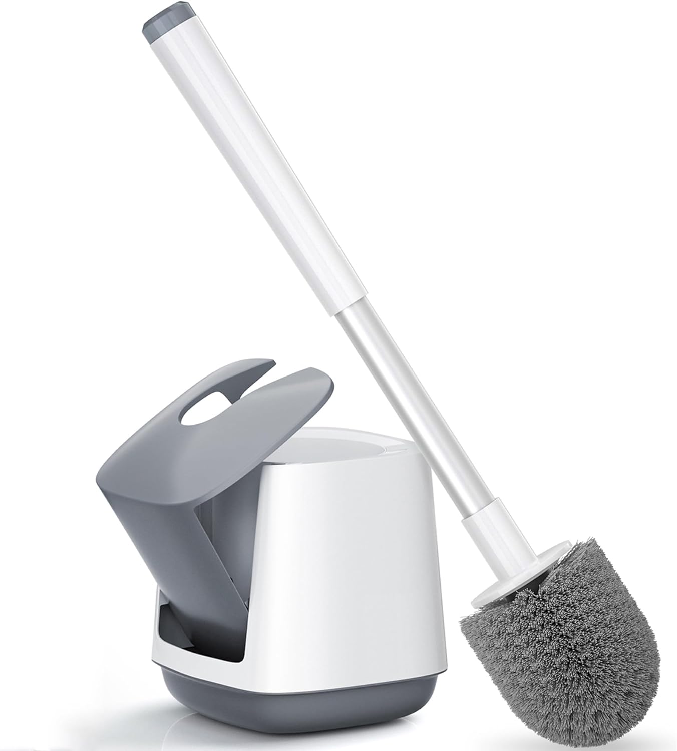LOVLOY Toilet Brush with Automatic Holder and Tweezers 1