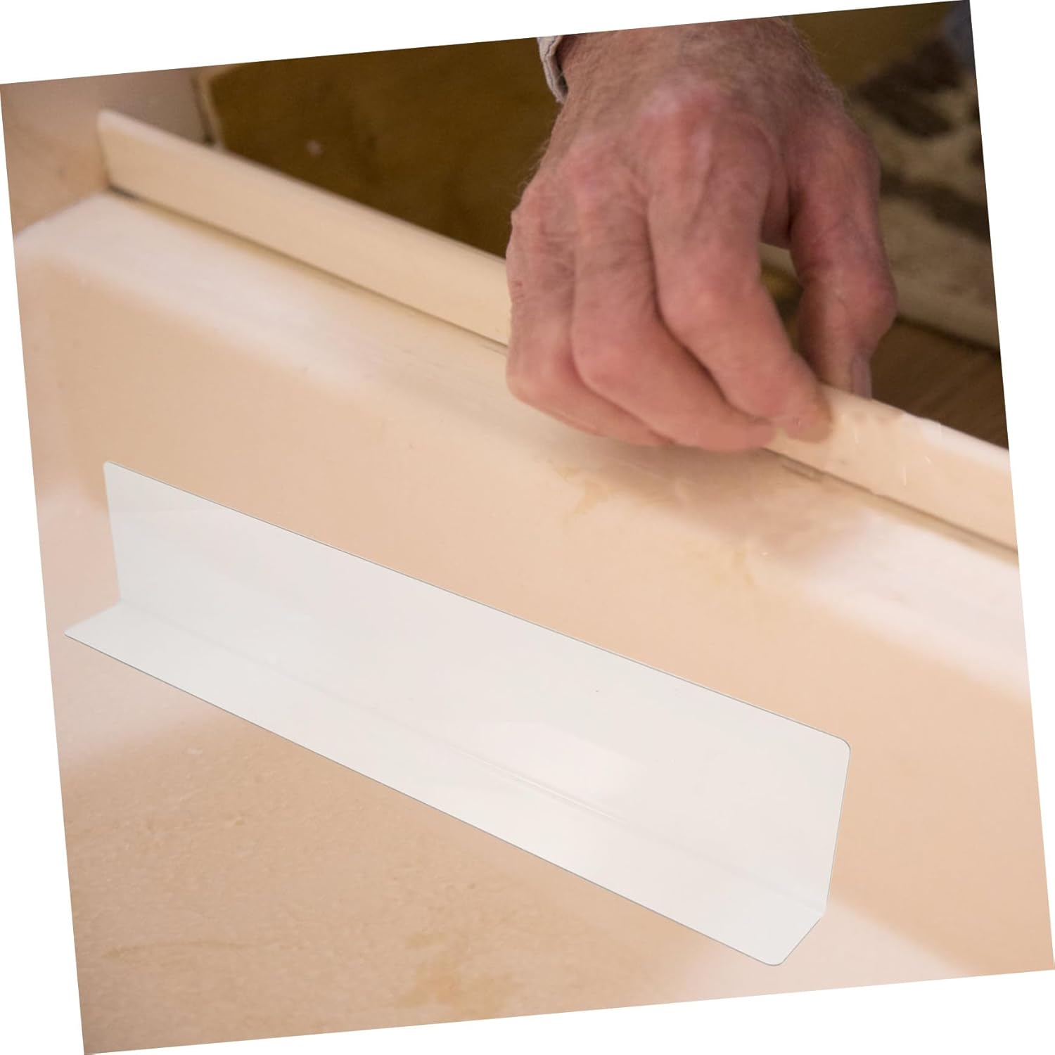 Angoily Tub Guard Corner Splash Back Waterproof Cover 1