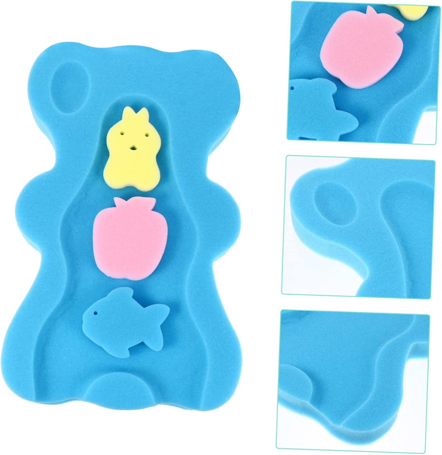 GALPADA Non-Slip Bath Mat with Sponge Cushion Support