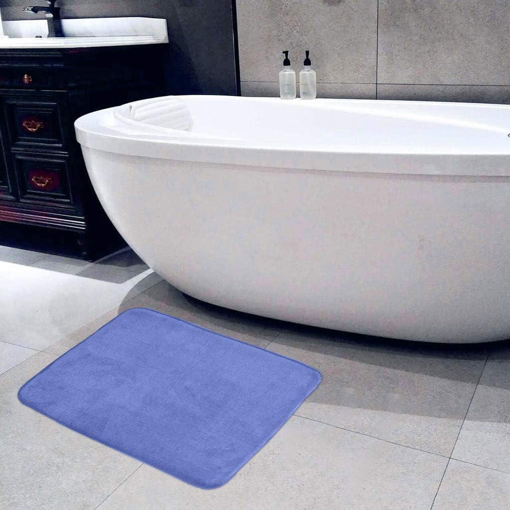 Scceatti 3 Piece Bath Mat Set Non-Slip Velvet Rugs