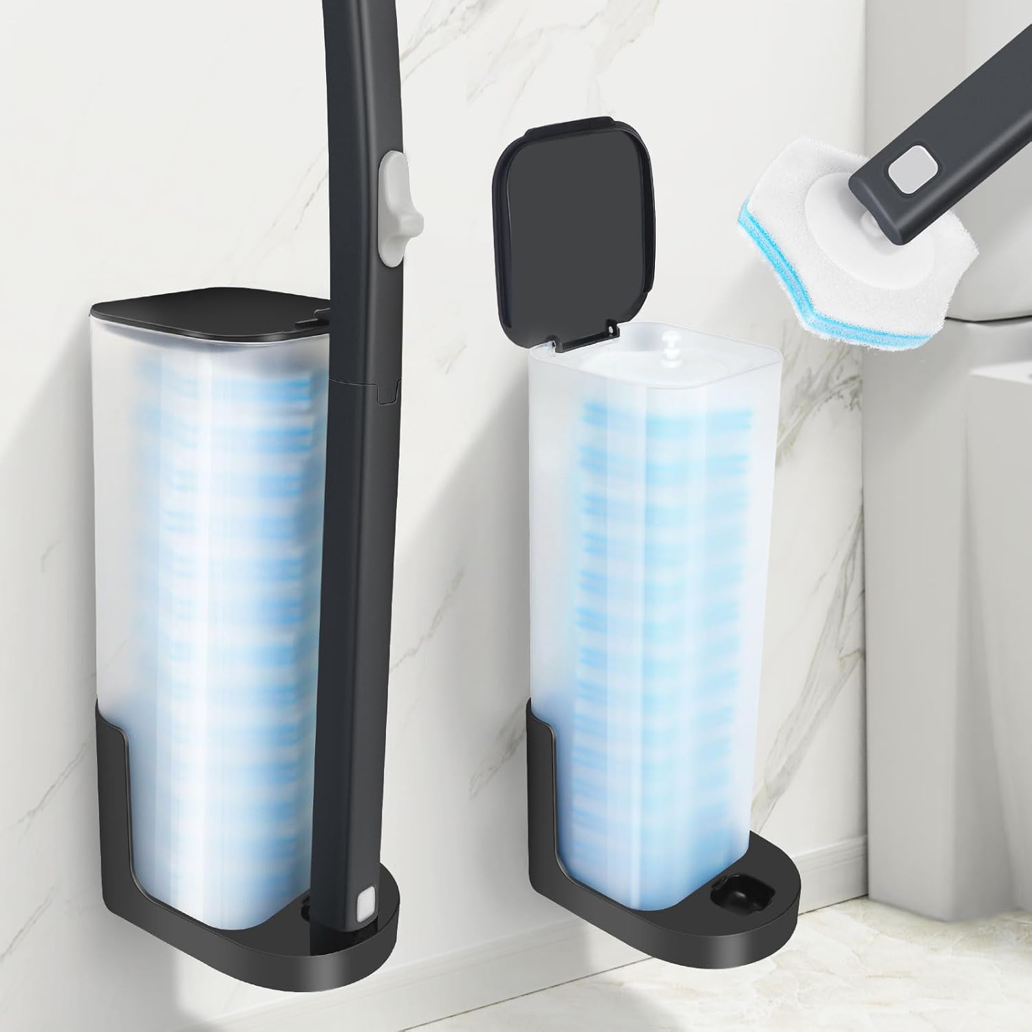Squish 2 Kit Toilet Brush with 32 Refills