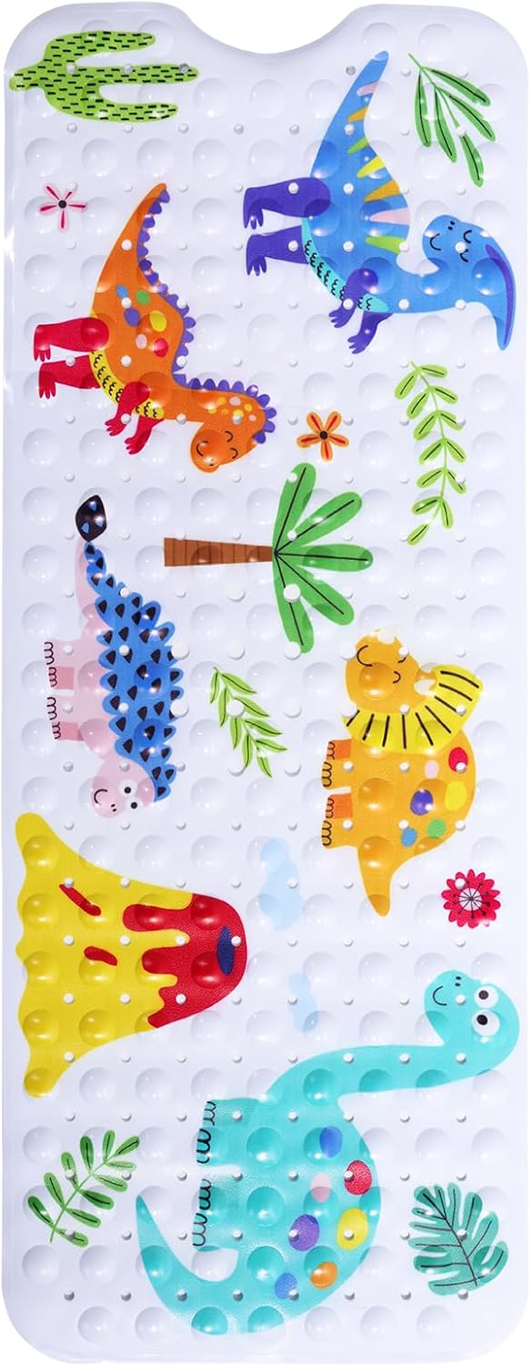 ZJRDYYK Anti Slip Dinosaur Park Bath Mat 40x16 Inch