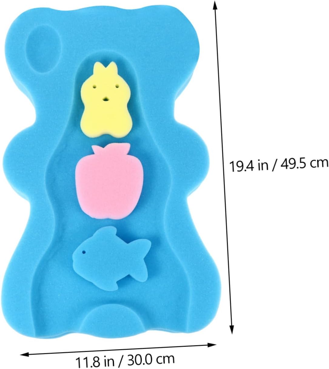 GALPADA Non-Slip Bath Mat with Sponge Cushion Support