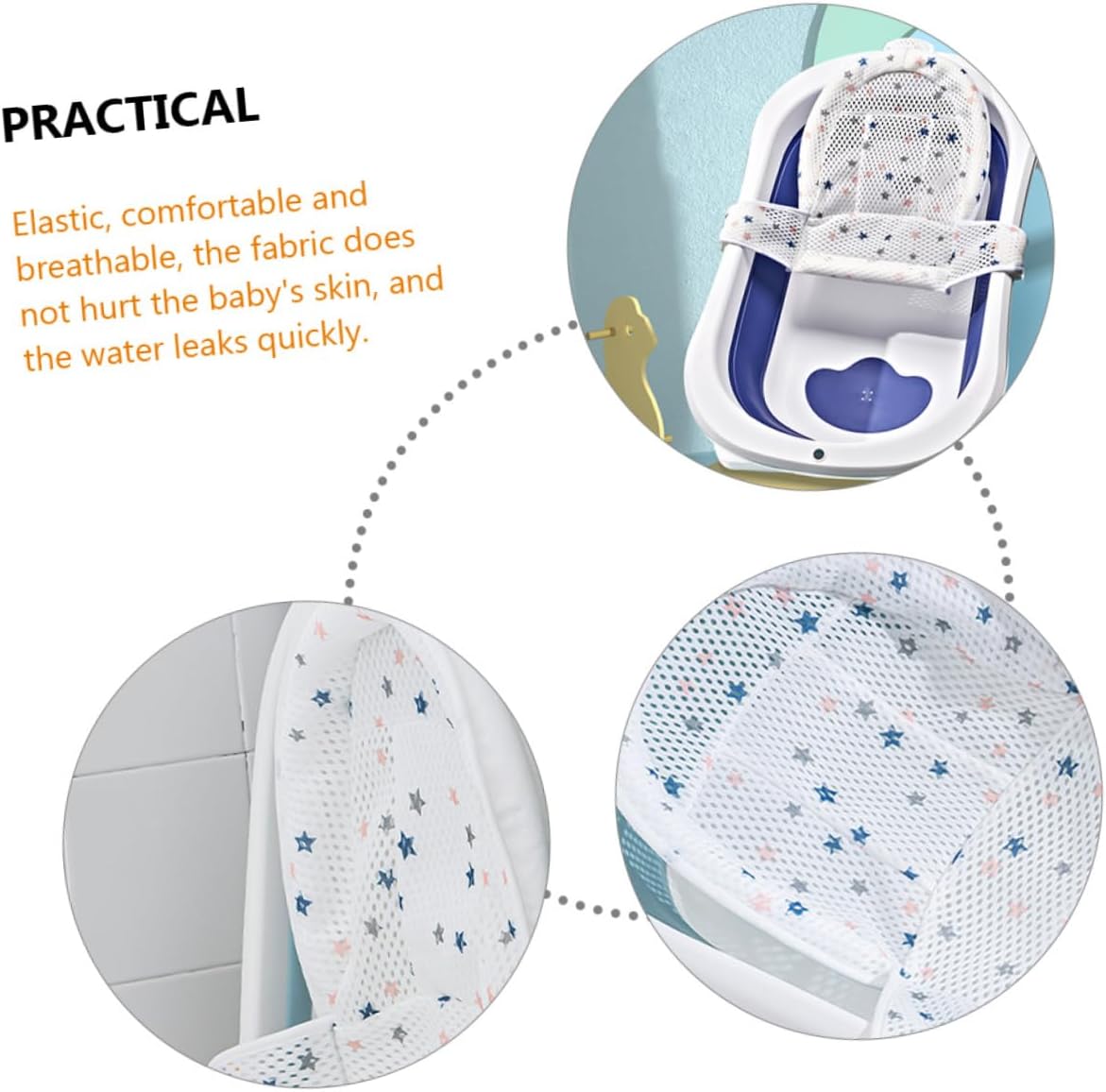 Vaguelly Bathing Support Net - Comfortable and Breathable
