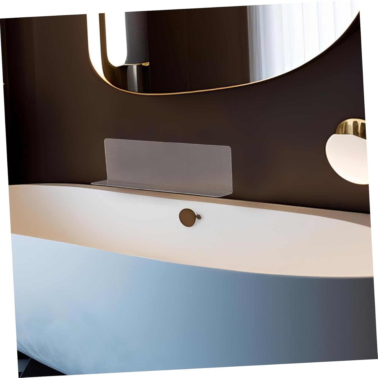PRETYZOOM Tub Corner Splash Guard Water Barrier