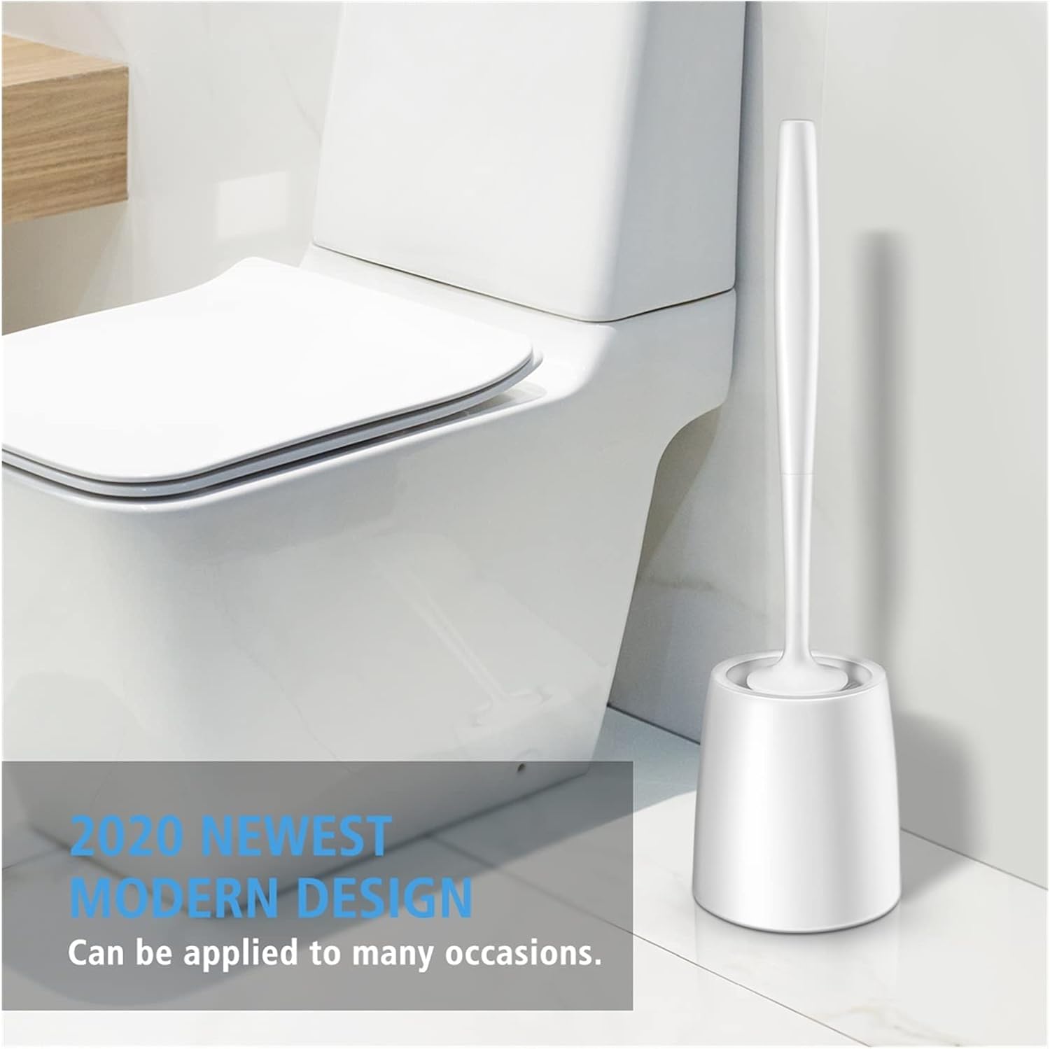 INPETS 2PCS Toilet Brush Set with Holder